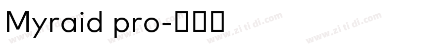 Myraid pro字体转换